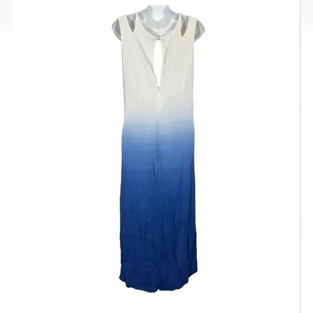 Bar III Ombre Maxi Dress - Blue and WhiteSleevesless White & Blue Size small nwt - Picture 1 of 12